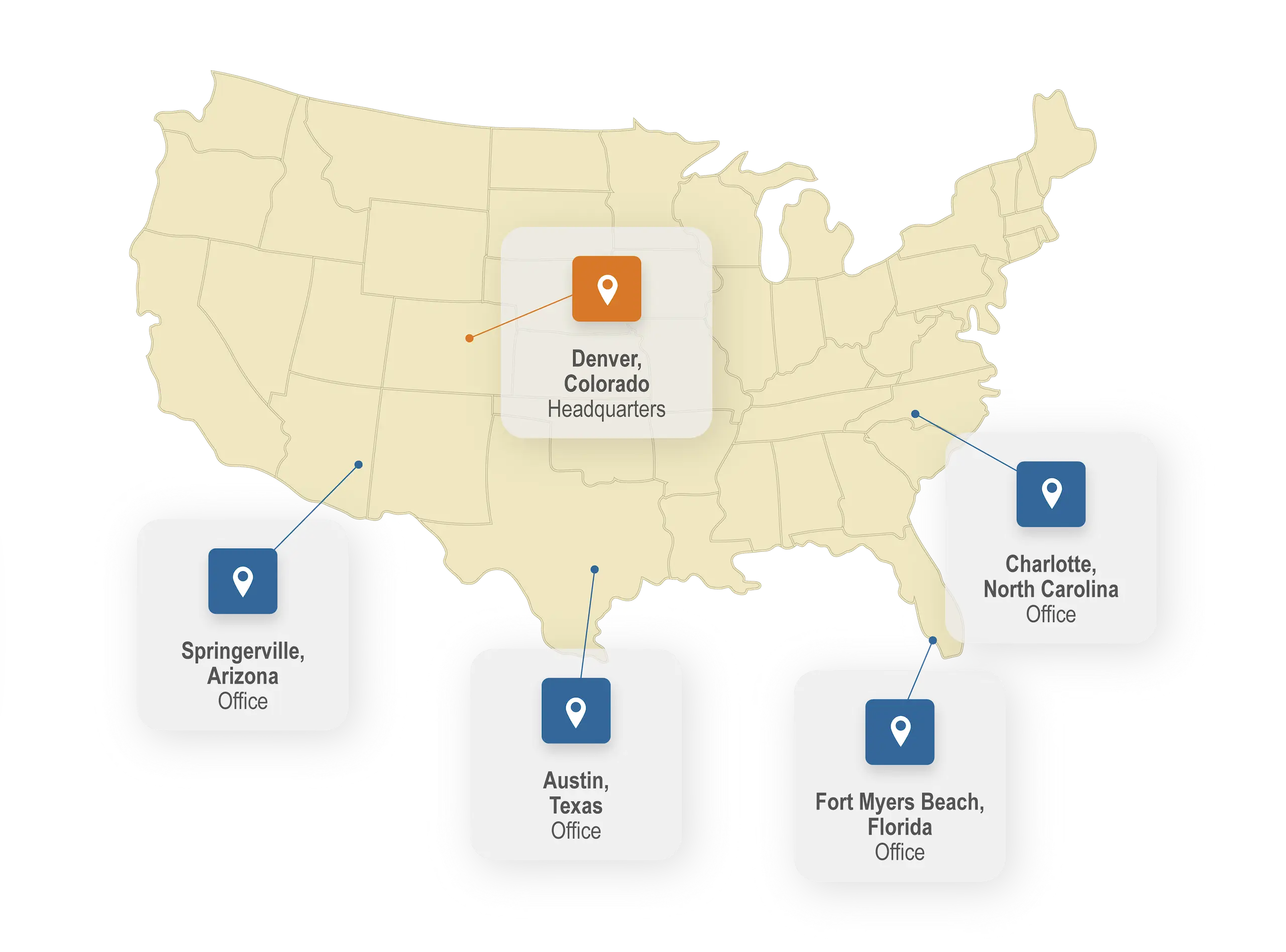 ACS Office Map Locations